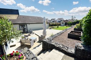 Side garden and patio- click for photo gallery